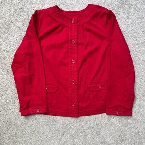 Charter Club Vibrant Red Jacket